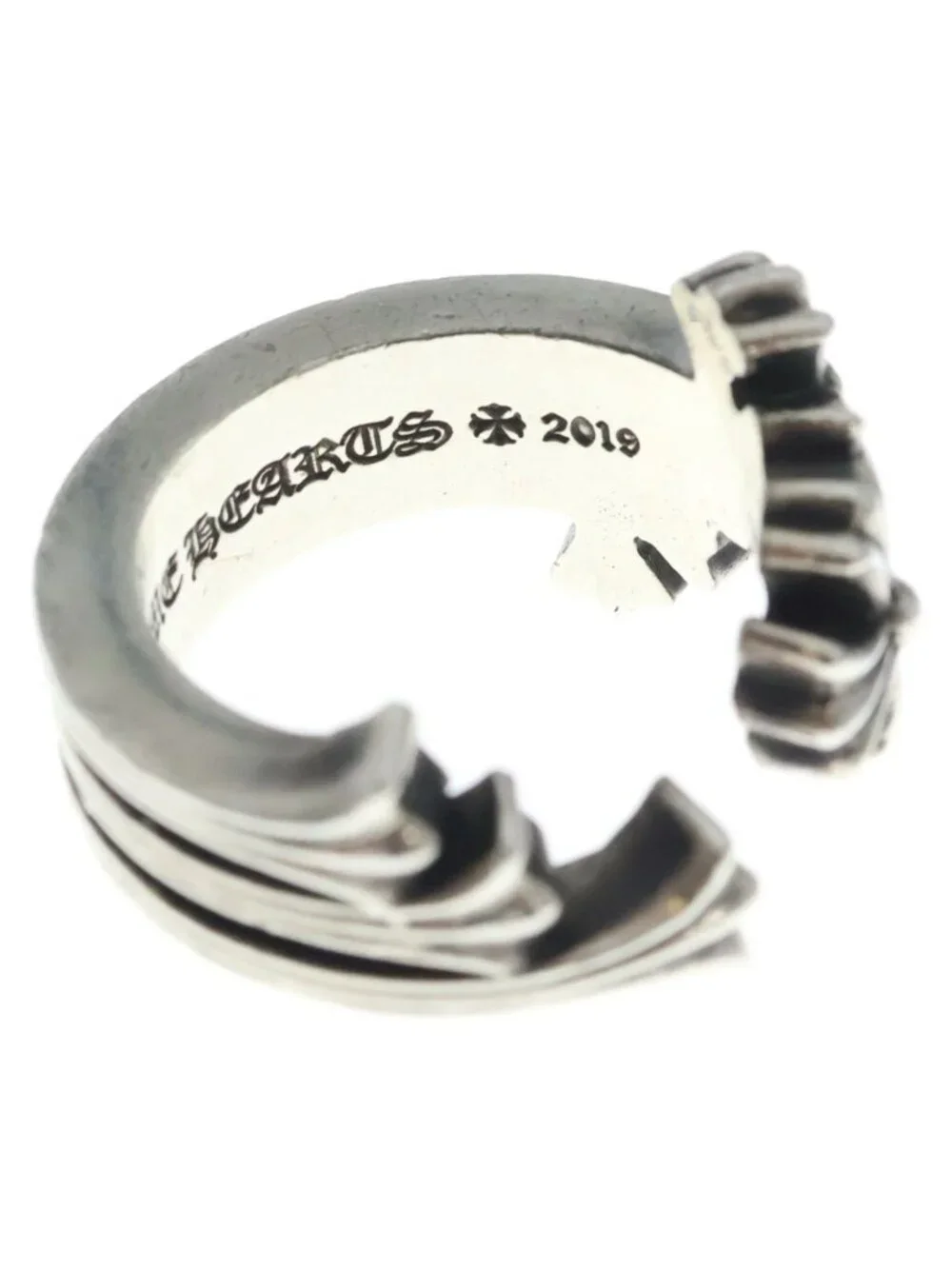 Chrome Hearts Cross Ring Silver